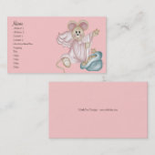 スターズビジネスカードのバッグとエンジェルマウス 名刺 (正面/裏面)