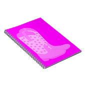 スターズピンクのカウボーイブーツ ノートブック (右側)