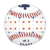 スターズファーザーズデイキープサケ野球 野球ボール (裏面)