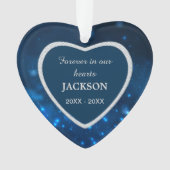 スターズフォーエバーフェイクダイアモンドフレームペット記念 オーナメント (正面)