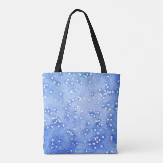 スターズブルーオーナメントアートトート トートバッグ (裏面)