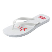 スターズプリント文字メンズスタイリッシュメンズサンダル ビーチサンダル (アングル)