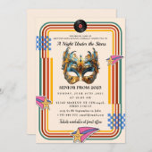 スターズプロムの下の夜 招待状 (正面/裏面)