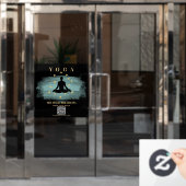 **スターズマインドフルネス霊気ヨガマン瞑想 ウィンドウサイン (オフィスドア)