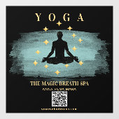 **スターズマインドフルネス霊気ヨガマン瞑想 ウィンドウサイン (シート)