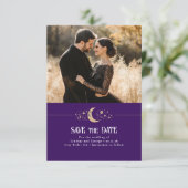 スターズムーン天空の紫色の日付写真を保存 セーブザデート (スタンド正面)