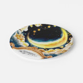 スターズムーン天空の赤ちゃんシャワー ペーパープレート (アングル)