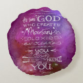 スターズムーン宇宙子供部屋星占い天文学 ラウンドクッション (裏面)