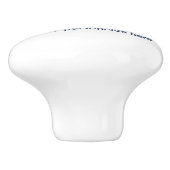 スターズムーン&クラウドティール（緑がかった色）&イエロー子供部屋ルーム セラミックノブ (側面)