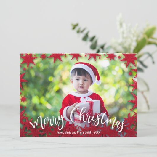 スターズメリークリスマススクリプトの写真 シーズンカード (スタンド正面)