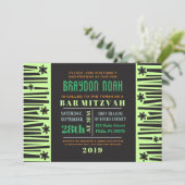 スターズラダーバーバルミツワー招待状 招待状 (スタンド正面)