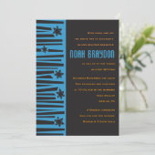 スターズラダーバーバルミツワー招待状 招待状 (スタンド正面)