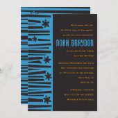 スターズラダーバーバルミツワー招待状 招待状 (正面/裏面)