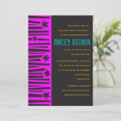 スターズラダーバーバルミツワー招待状 招待状 (スタンド正面)