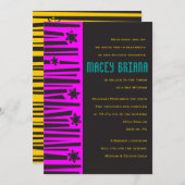 スターズラダーバーバルミツワー招待状 招待状 (正面/裏面)