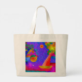 スターズラージトートバッグへの航海 ラージトートバッグ (裏面)