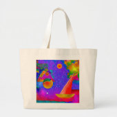 スターズラージトートバッグへの航海 ラージトートバッグ (正面)