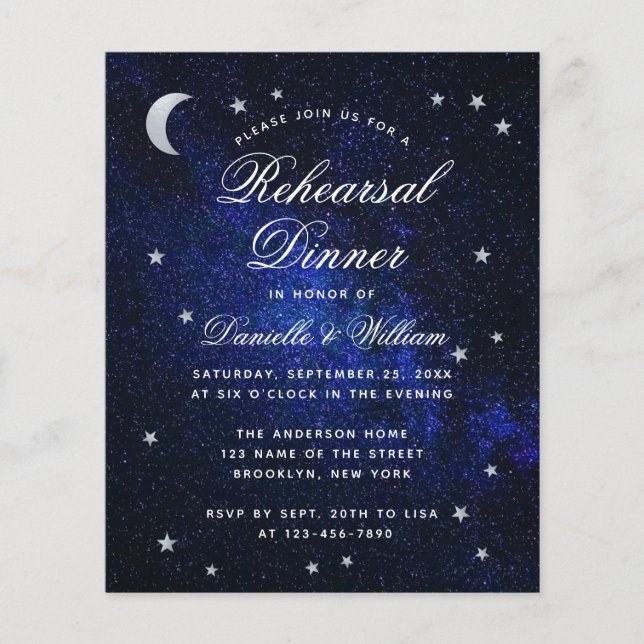 スターズリハーサルディナー – バジェットシナ結婚ル (正面)