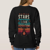 スターズリードの願望 スウェットシャツ (裏面)