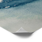 スターズ付きランドスケープ – レトロエレガンス ポスター (角)