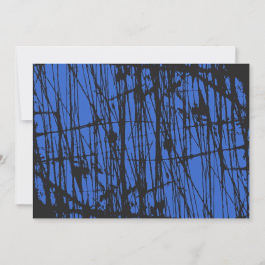 スターズ動揺してバーバルミツワー招待状 招待状 (裏面)