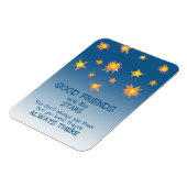 スターズ感動的フレンドシップ引用文冷蔵庫用マグネット マグネット (左側)