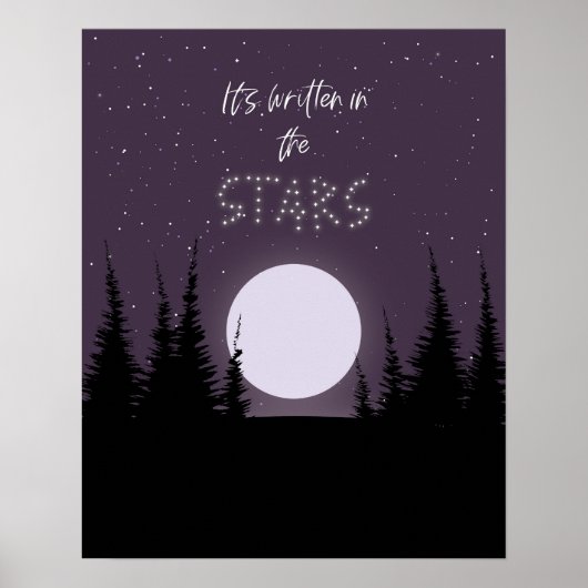 スターズ書・フォレスト・パープルのポスター ポスター (正面)