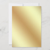 スターズ紙吹雪ゴールドフォイルエッフェルタワーキンセアニェラ 招待状 (裏面)