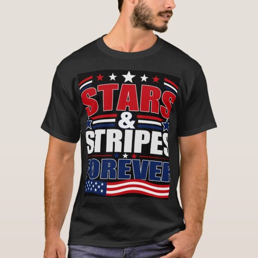 スターズ・アンド・ストライプス・フォーエバー Tシャツ (正面)