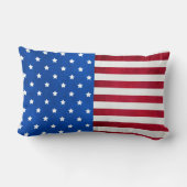 スターズ&ストライプアメリカ国旗Shirley Taylor ランバークッション (裏面)