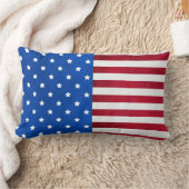 スターズ&ストライプアメリカ国旗Shirley Taylor ランバークッション (ブランケット)