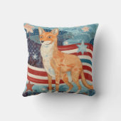 スターズ&ストライプコヨーテ クッション (裏面)