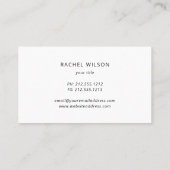 スターズ·タレント·コーチ·化粧のまつげ 名刺 (裏面)