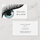 スターズ·タレント·コーチ·化粧のまつげ 名刺 (正面/裏面)