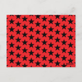 スターズ パターン 10 ポストカード (裏面)