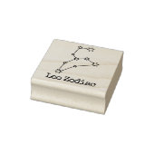 スターズ〔占星術の〕十二宮図シレ占星術レオ ラバースタンプ (スタンプ)