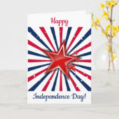 スターズnストライプ カード (黄色い花)