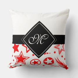 スタータトゥー赤+あなたのアイディア クッション