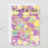 スタータロットパーティー招待状 招待状 (裏面)