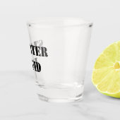 スタータ流体おもしろいタイポグラフィ ショットグラス (右)