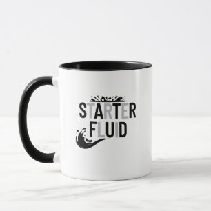 スタータ流体おもしろいモダントレンディータイポグラフィ引用文 マグカップ