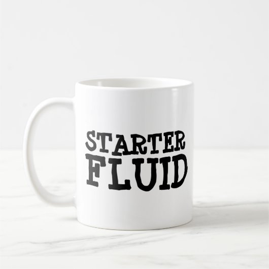 スタータ流体トレンディーおもしろいコーヒーマグ コーヒーマグカップ (左)