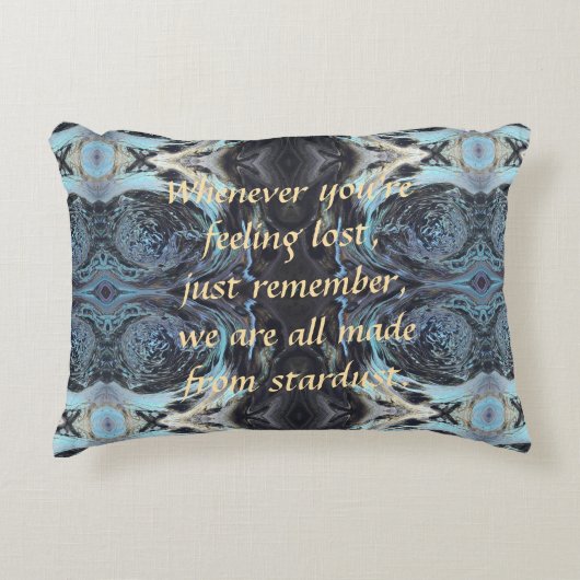 「スターダストから作る」アクリルインスパイア注 アクセントクッション (正面)