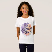 「スターダストとささやかな反抗心」でできた" Girls’ T-Shirt Tシャツ (正面フル)