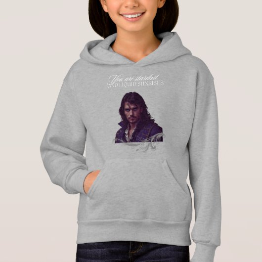 スターダストと液体サンセットフード付きスウェットシャツ (正面)