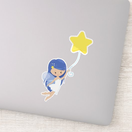 スターダストの妖精、かわいい妖精、バルーン付き妖精 シール (詳細)