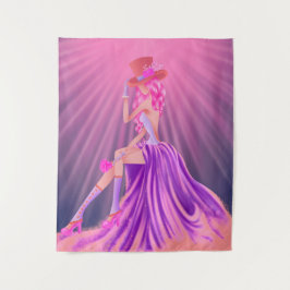 「スターダストの調和」魅惑的なスティームパンク女王 タペストリー