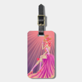 「スターダストの調和」魅惑的なスティームパンク女王 ラゲッジタグ