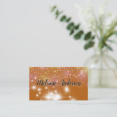 スターダストの輝きの背景 名刺 (スタンド正面)