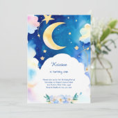 スターダストエレガントナイトスカイ誕生日 招待状 (スタンド正面)